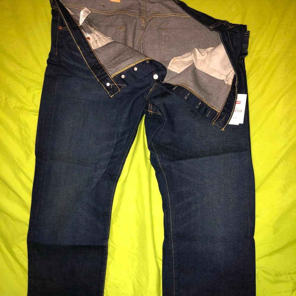 2-Way Stretch Levi's Org. Fit Button Fly 501 Jeans